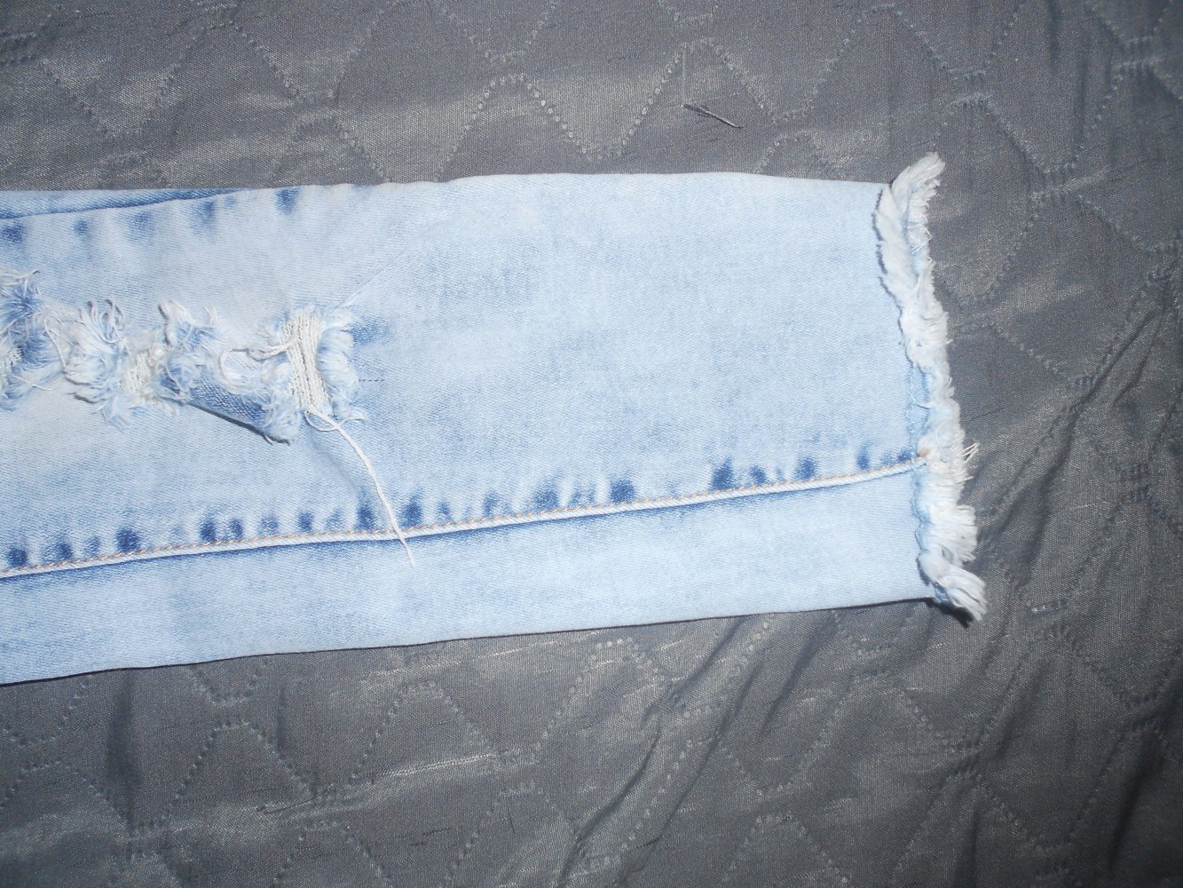 Miss RJ - ankle Jeans im destroyed Look Gr. 42