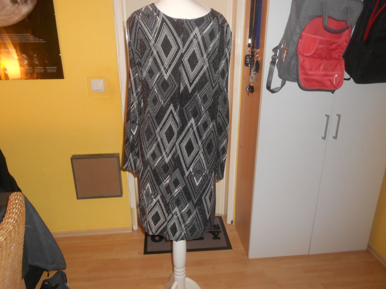 Vintage Love- Minikleid mit graphischem Muster Gr. 38/40