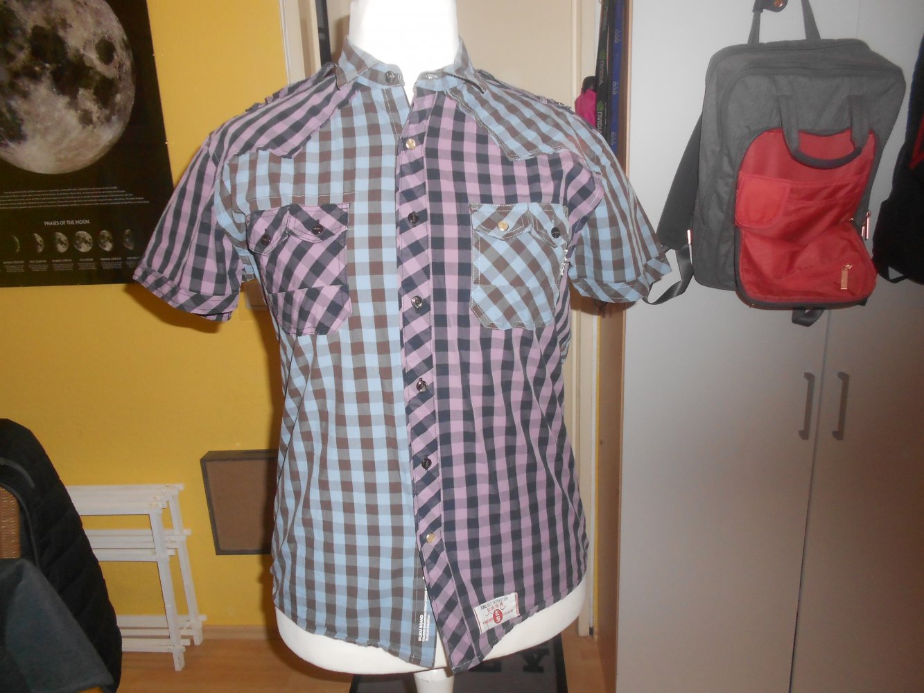 Ifuku- kariertes Herrenhemd Gr. L