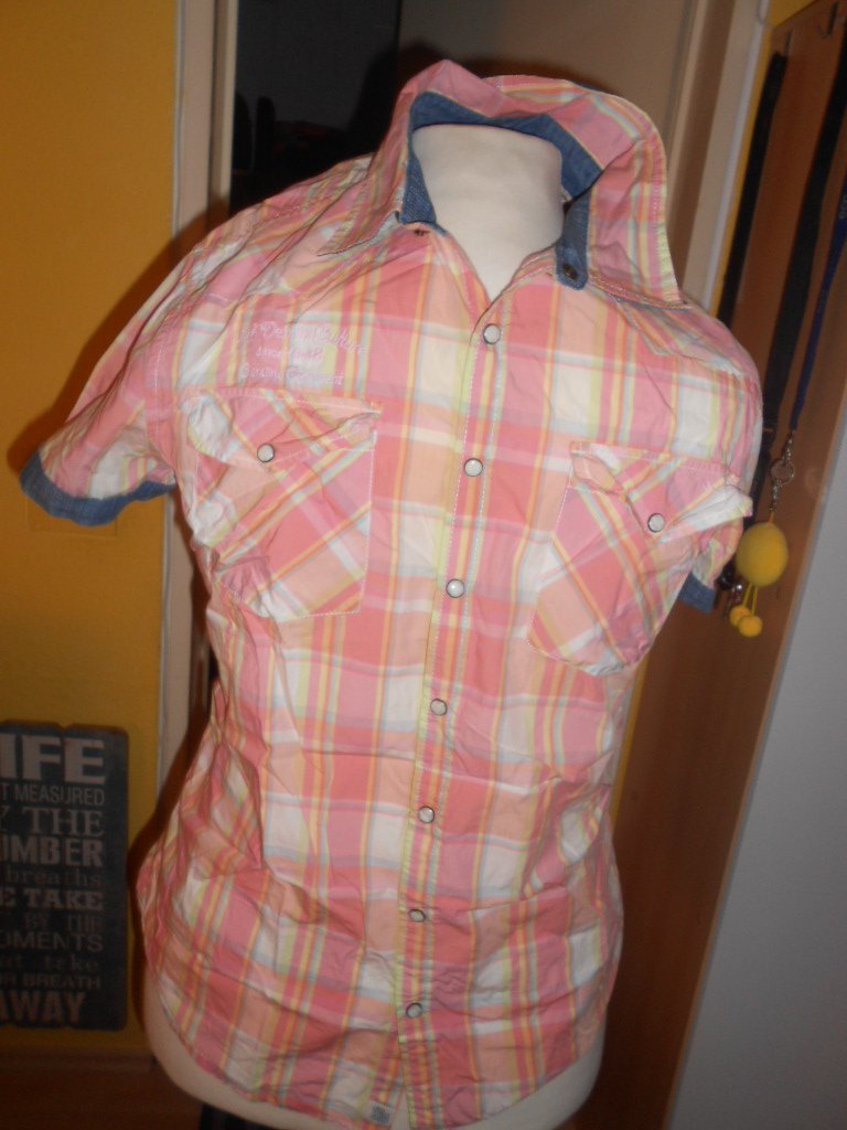 LTB- kariertes Kurzarmhemd Gr. M