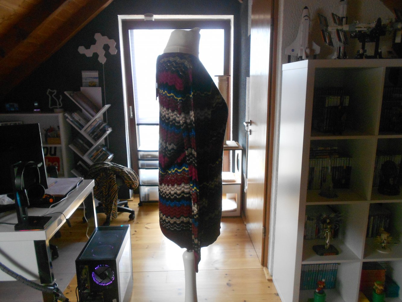 Missoni Lindex - bunter Viskosepullover Gr. S