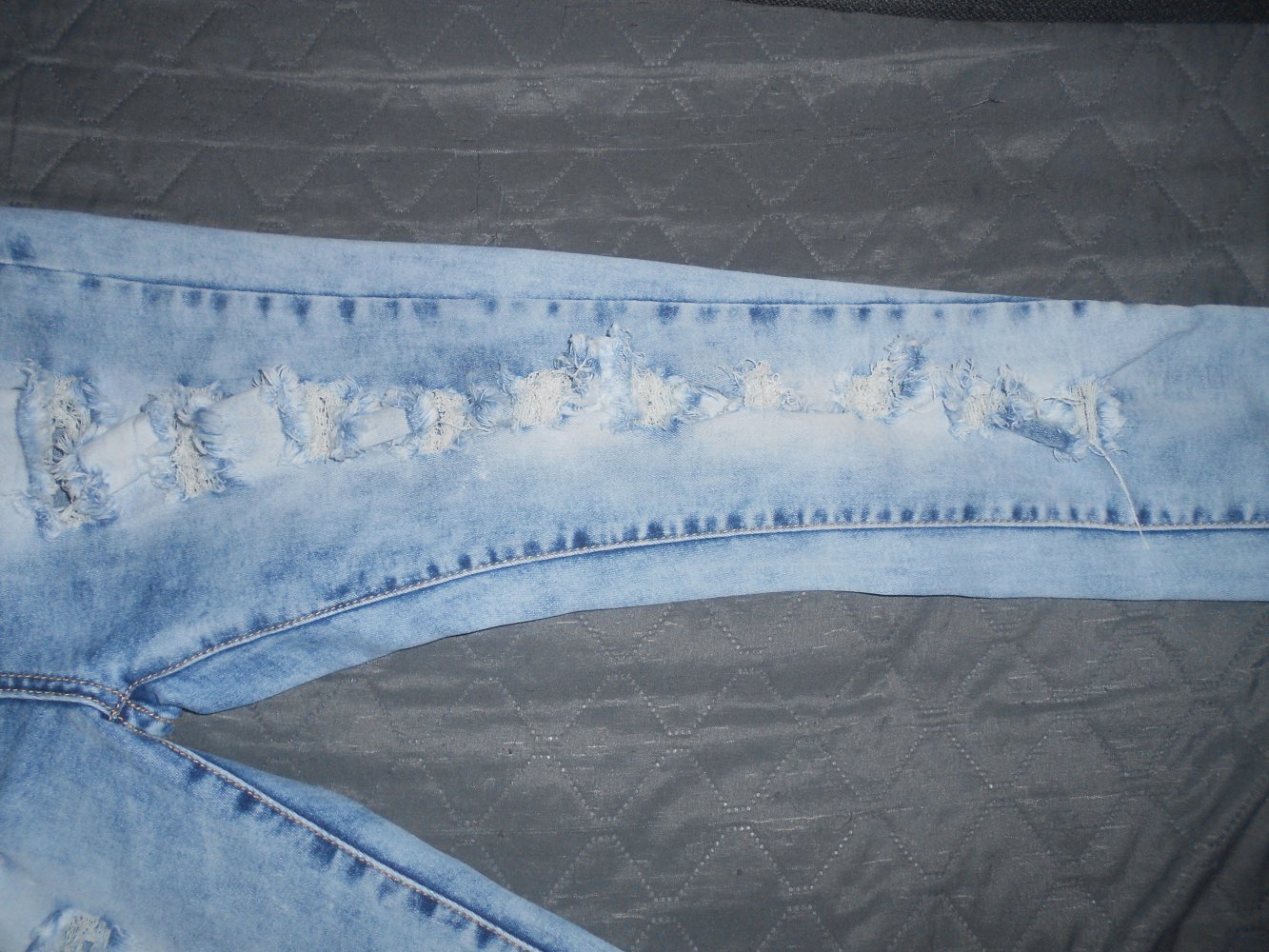 Miss RJ - ankle Jeans im destroyed Look Gr. 42