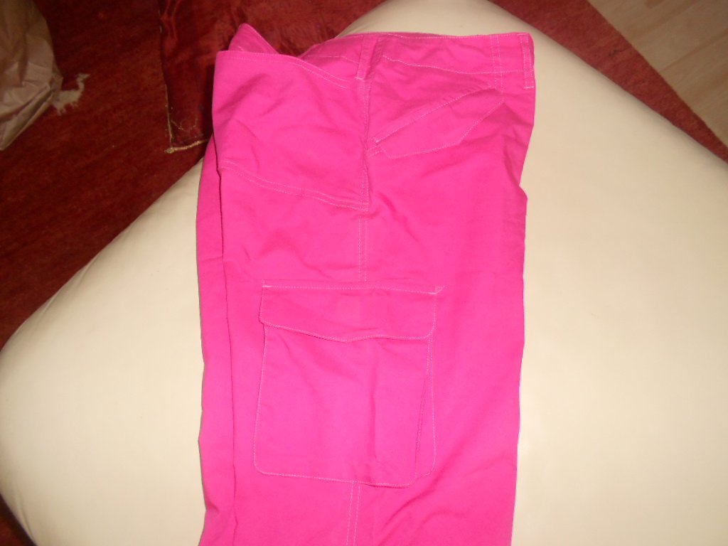 pinke Damen Cargohose Gr. 36