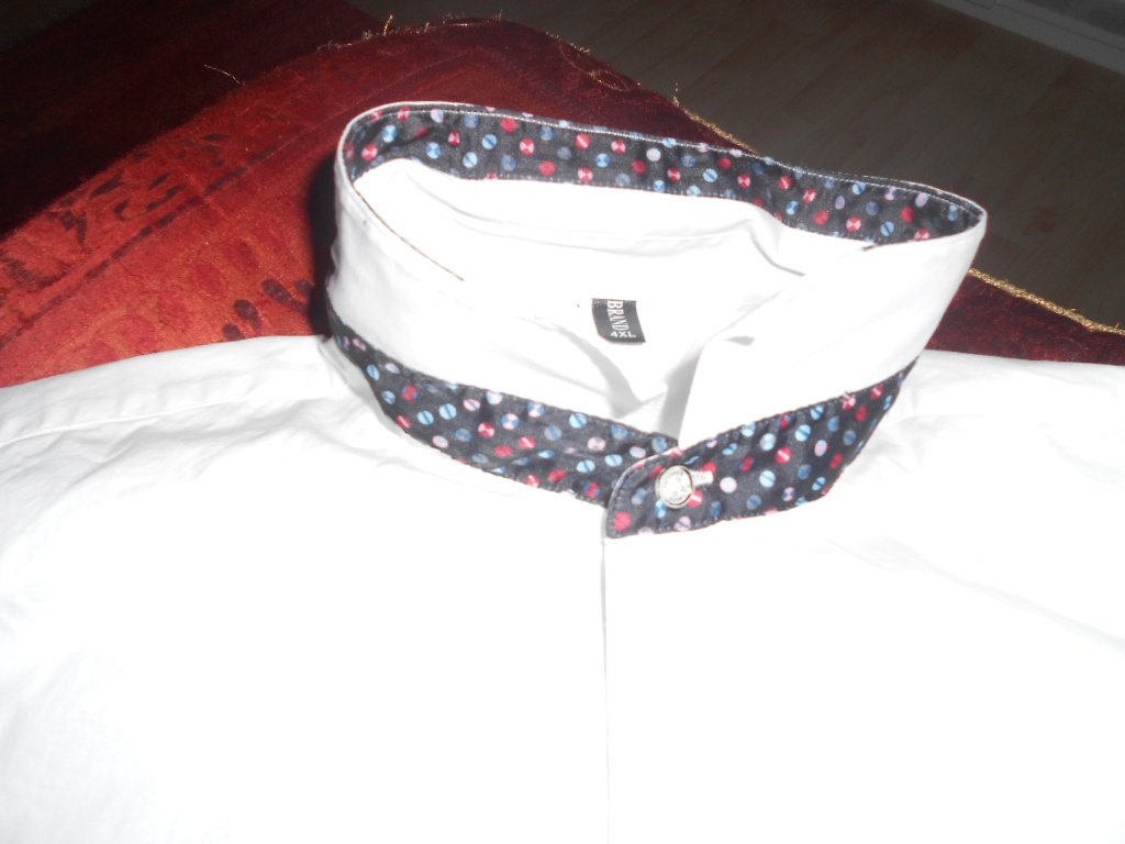 Brand - weißes Kurzarmhemd Gr. M