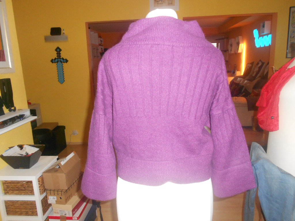 Comma- dunkellila Kurzjacke Gr. 40