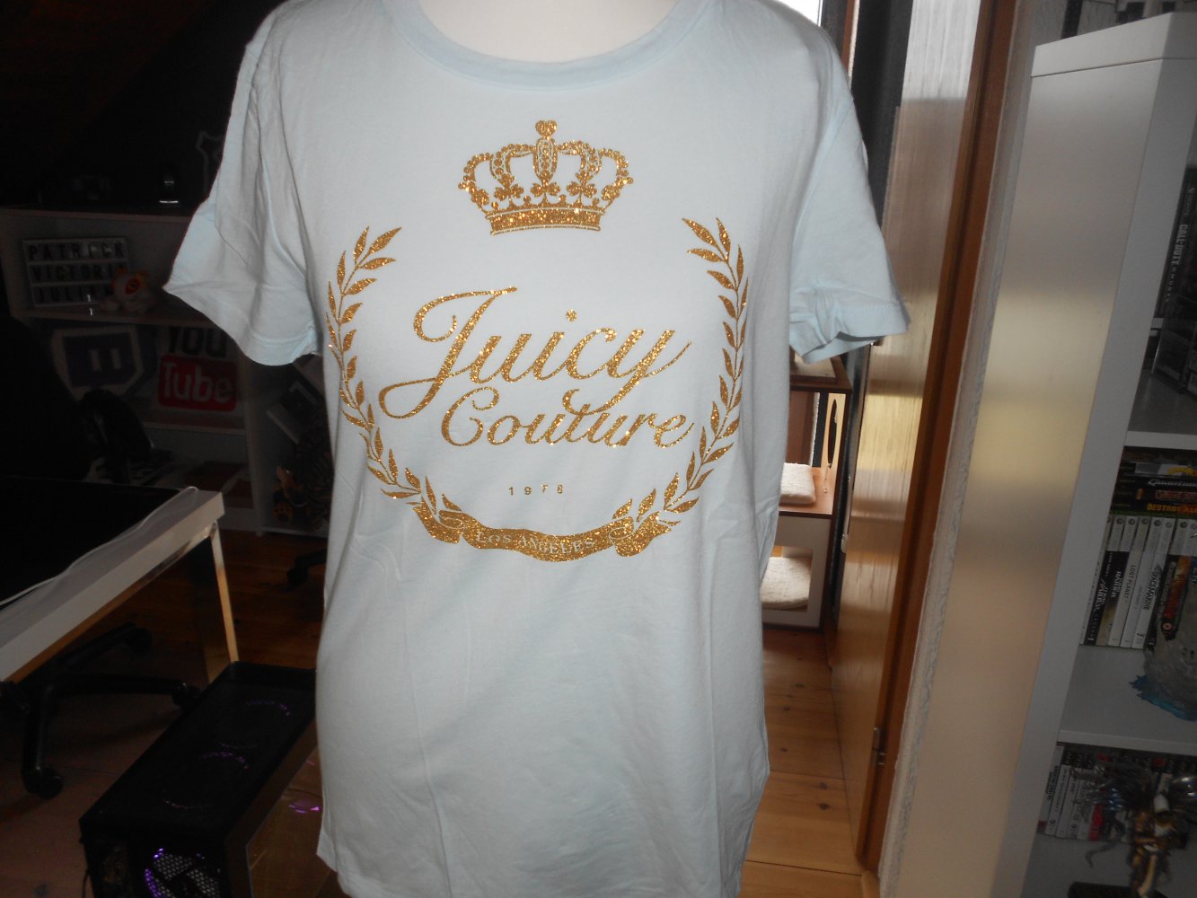 Juicy Couture - mintgrünes T-Shirt Gr. S