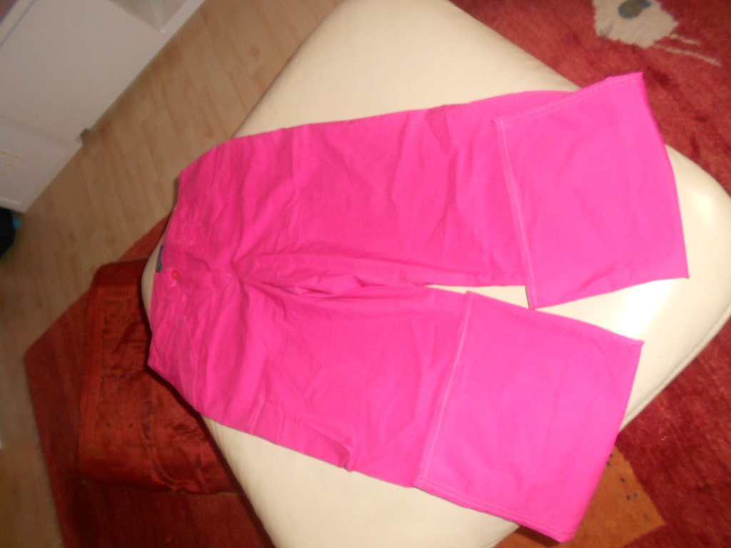 pinke Damen Cargohose Gr. 36