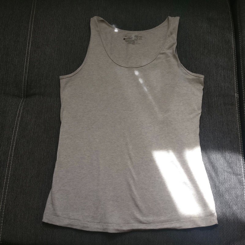 Basic Top Tanktop hellgrau Gr. M