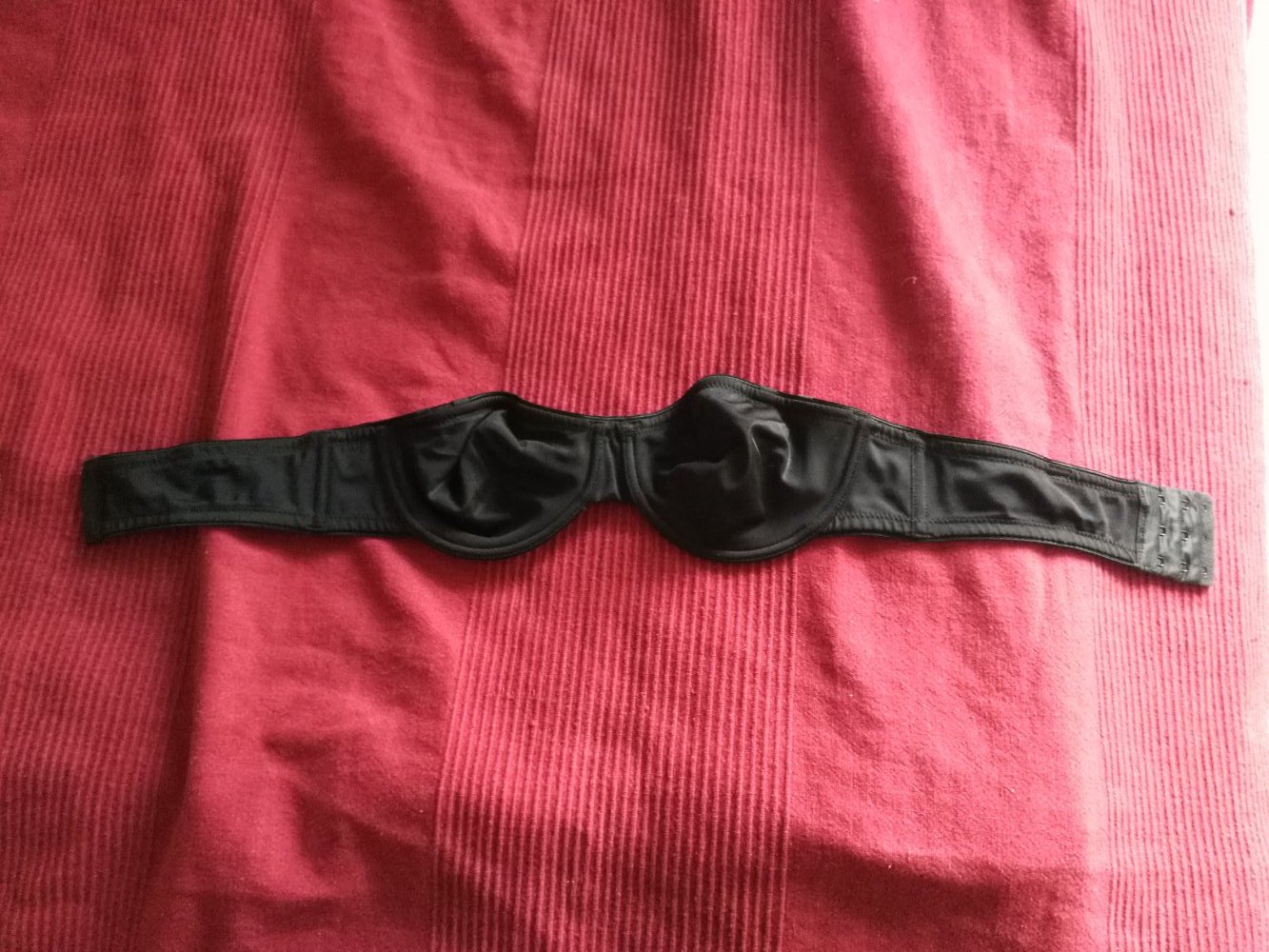 BH trägerlos schwarz Gr. 75B TCM