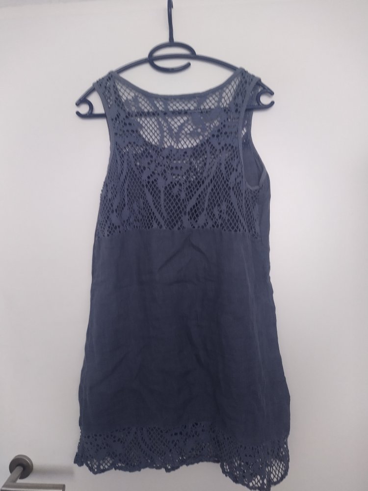 Sommerkleid Gr. 36 locker sitzend blau