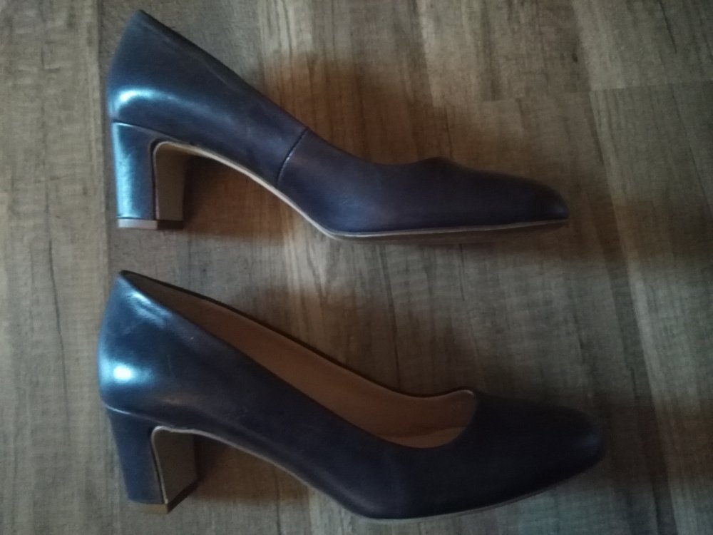 Pumps *NEU*  Gr. 37 dunkelblau-grau