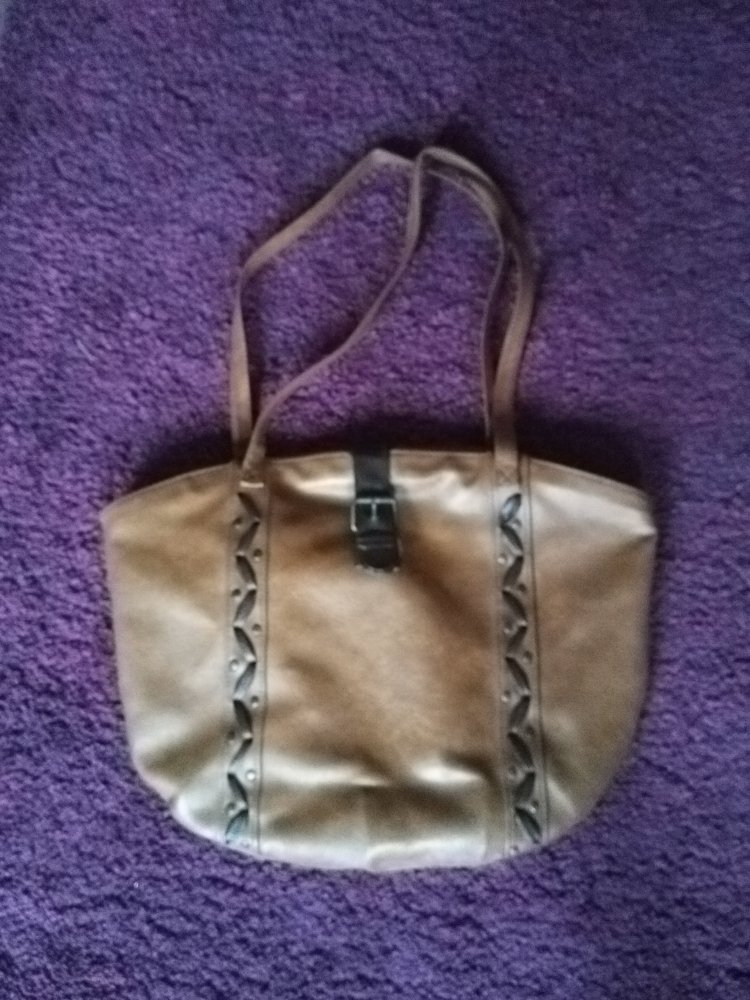 Handtache Tasche Umhängetasche hellbraun