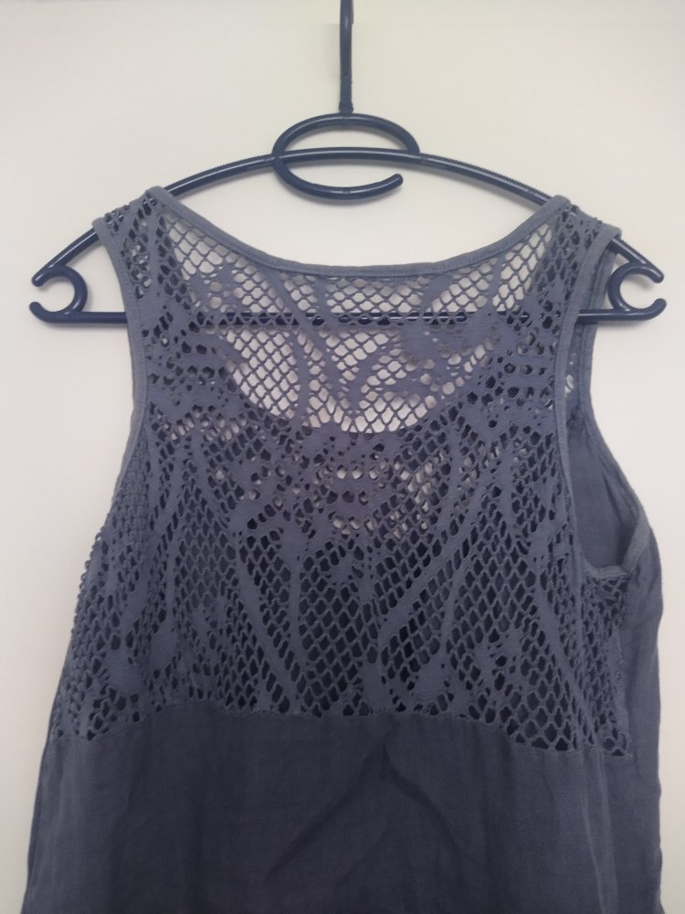 Sommerkleid Gr. 36 locker sitzend blau