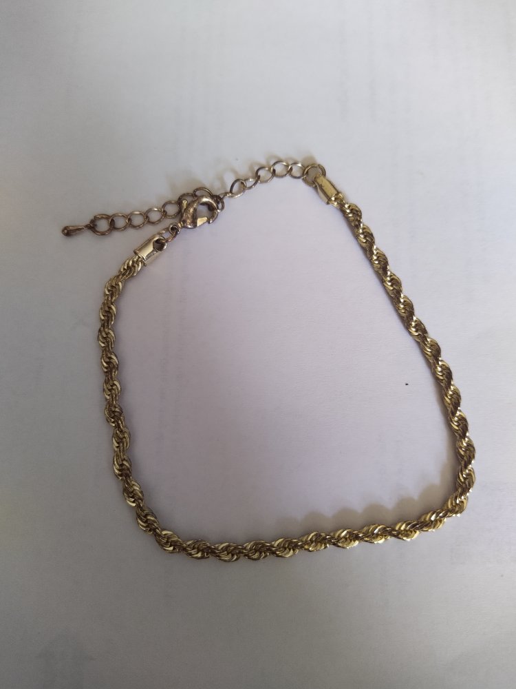 Fußkettchen vergoldet Modeschmuck