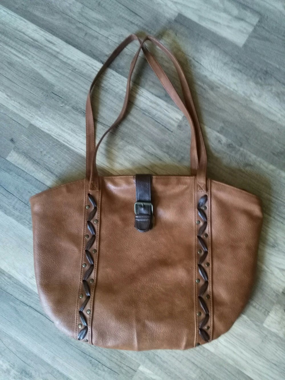 Handtache Tasche Umhängetasche hellbraun