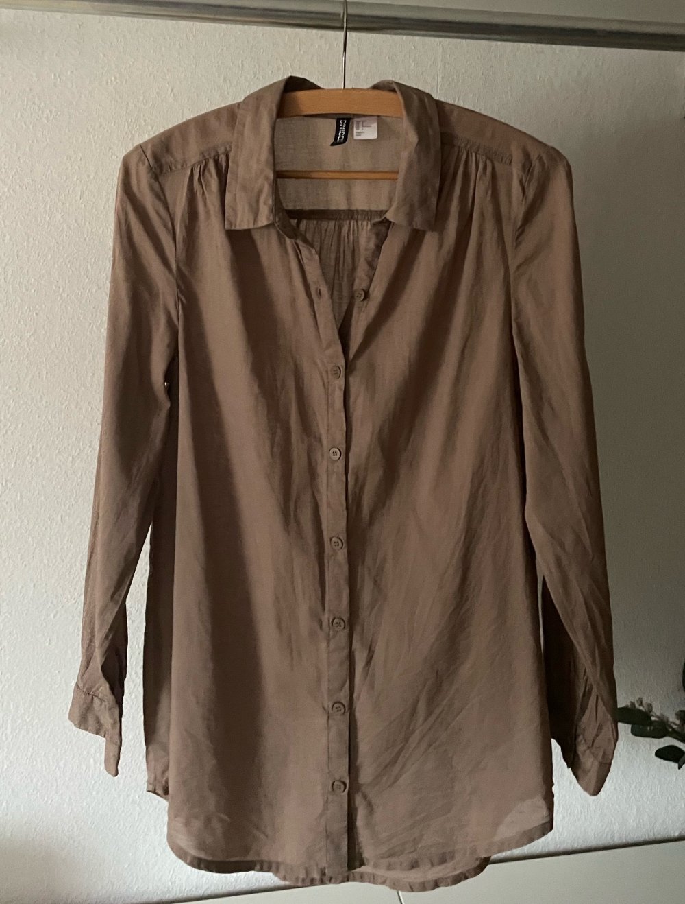 Hemdbluse Braun