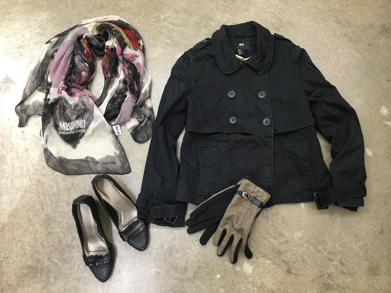 Jacke im Cape Stil von H&M Größe S 36 Übergangsjacke