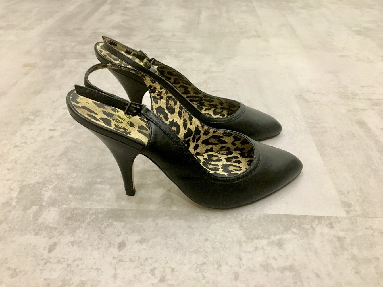 MANGO Pumps high heels slingpumps peeptoes peep toes 36 schwarz