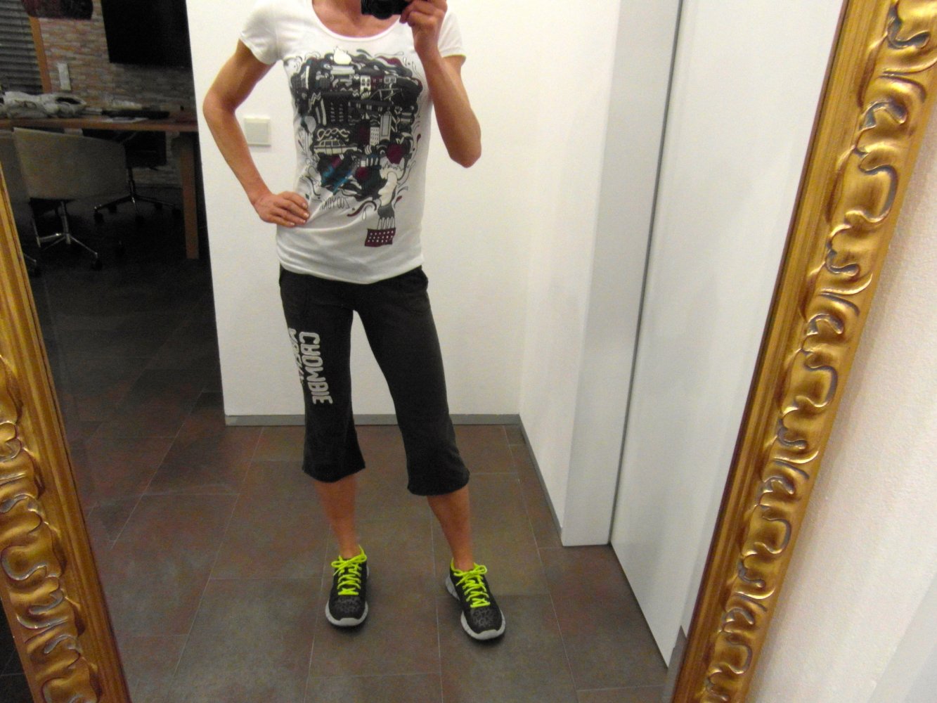 Zoo York T-Shirt top Print Shirt es 36 weiß