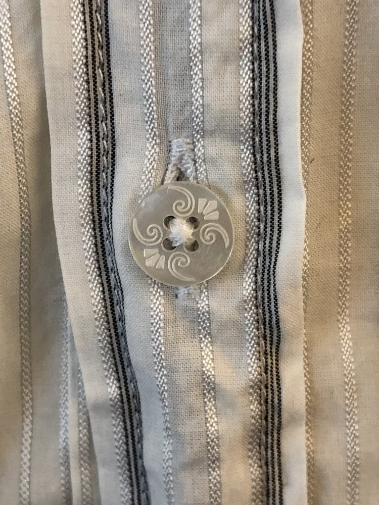 Diesel taillierte Bluse mit abnehmbarem Gürtel Logoplakette Gr. S (XS 34 36) weiß