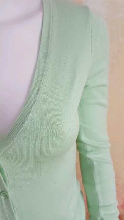 Vero Moda cardigan grün kiwigrün apfelgrün S 36 Strickjacke 