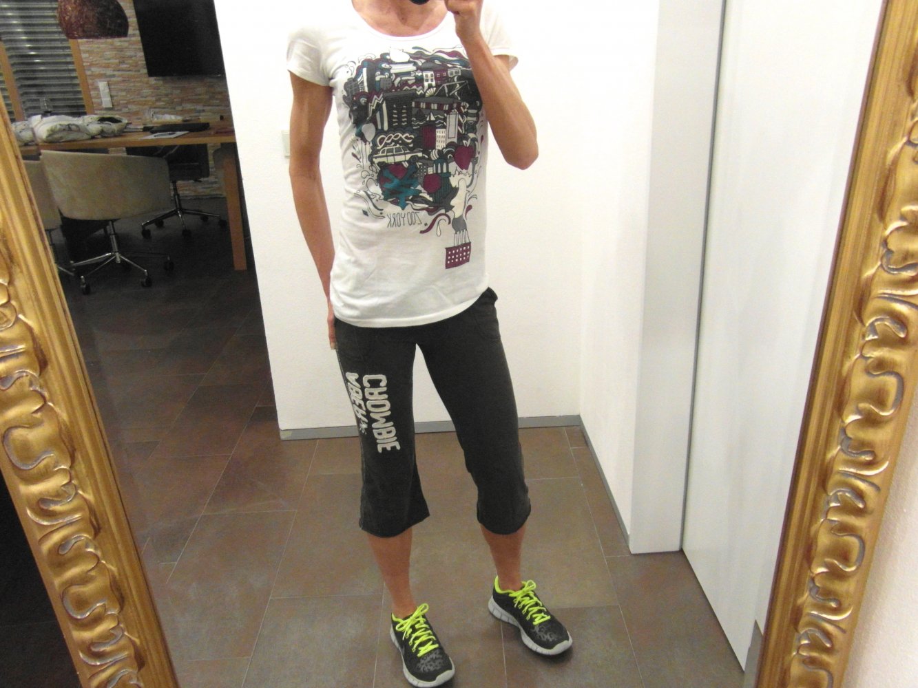 Zoo York T-Shirt top Print Shirt es 36 weiß