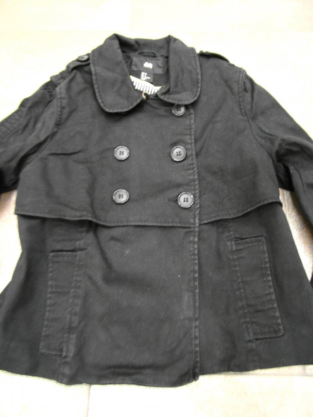 Jacke im Cape Stil von H&M Größe S 36 Übergangsjacke
