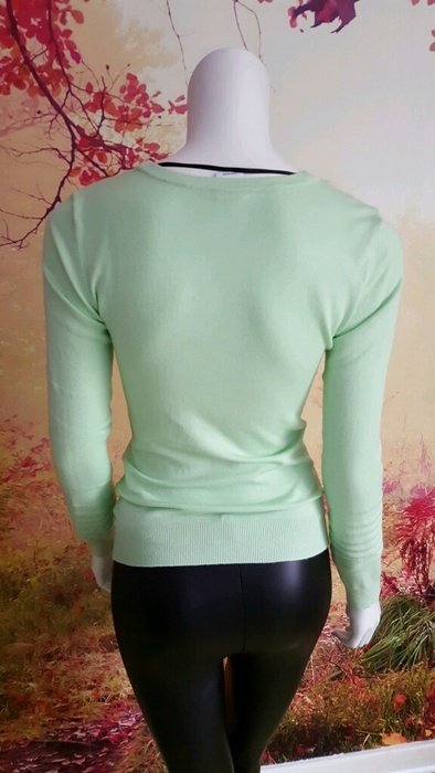 Vero Moda cardigan grün kiwigrün apfelgrün S 36 Strickjacke 