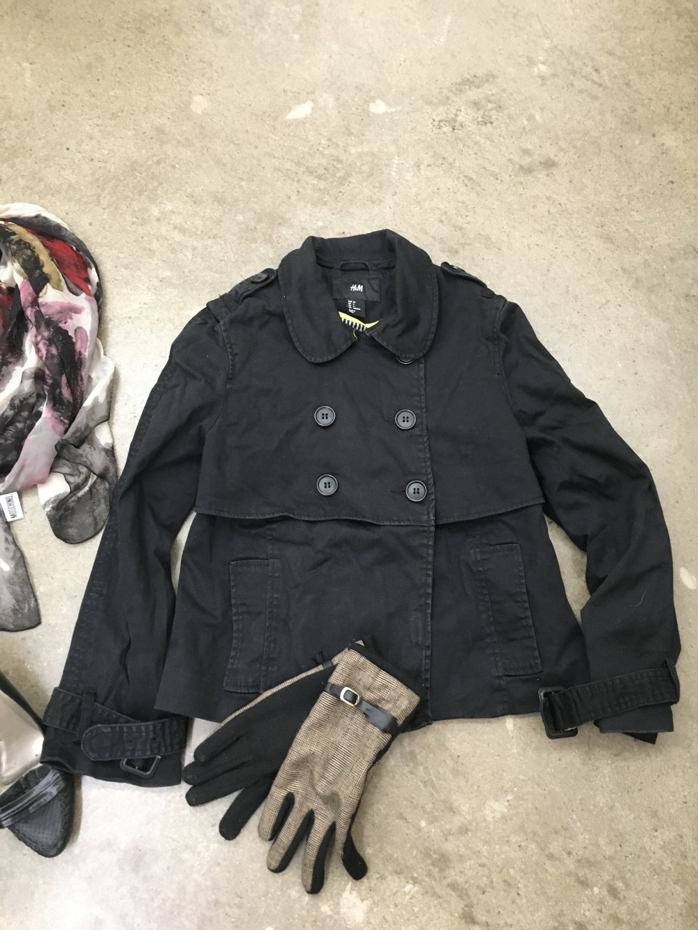Jacke im Cape Stil von H&M Größe S 36 Übergangsjacke