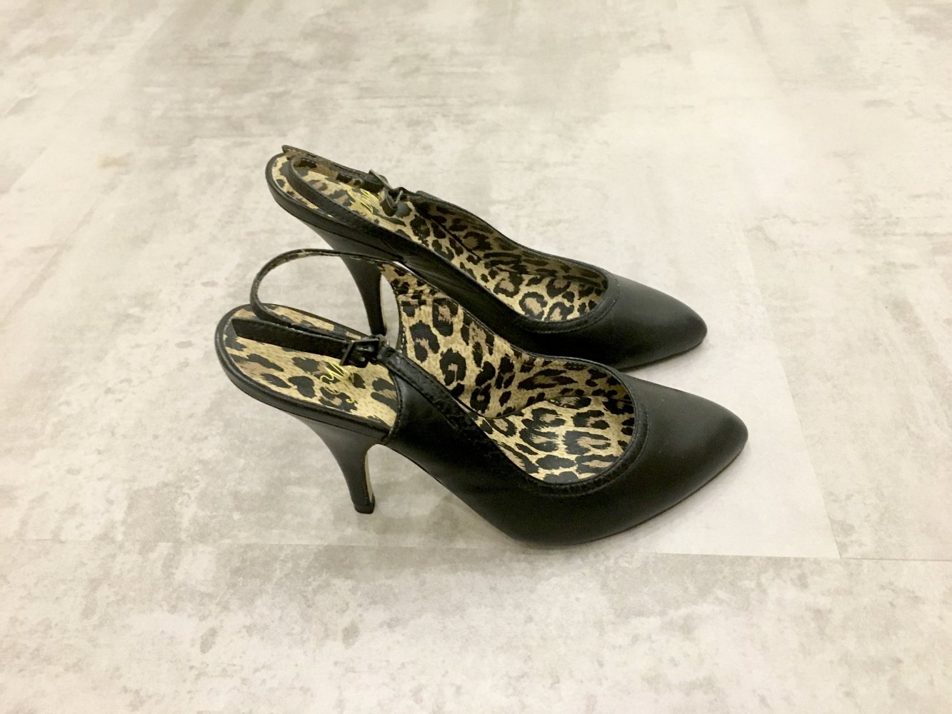 MANGO Pumps high heels slingpumps peeptoes peep toes 36 schwarz