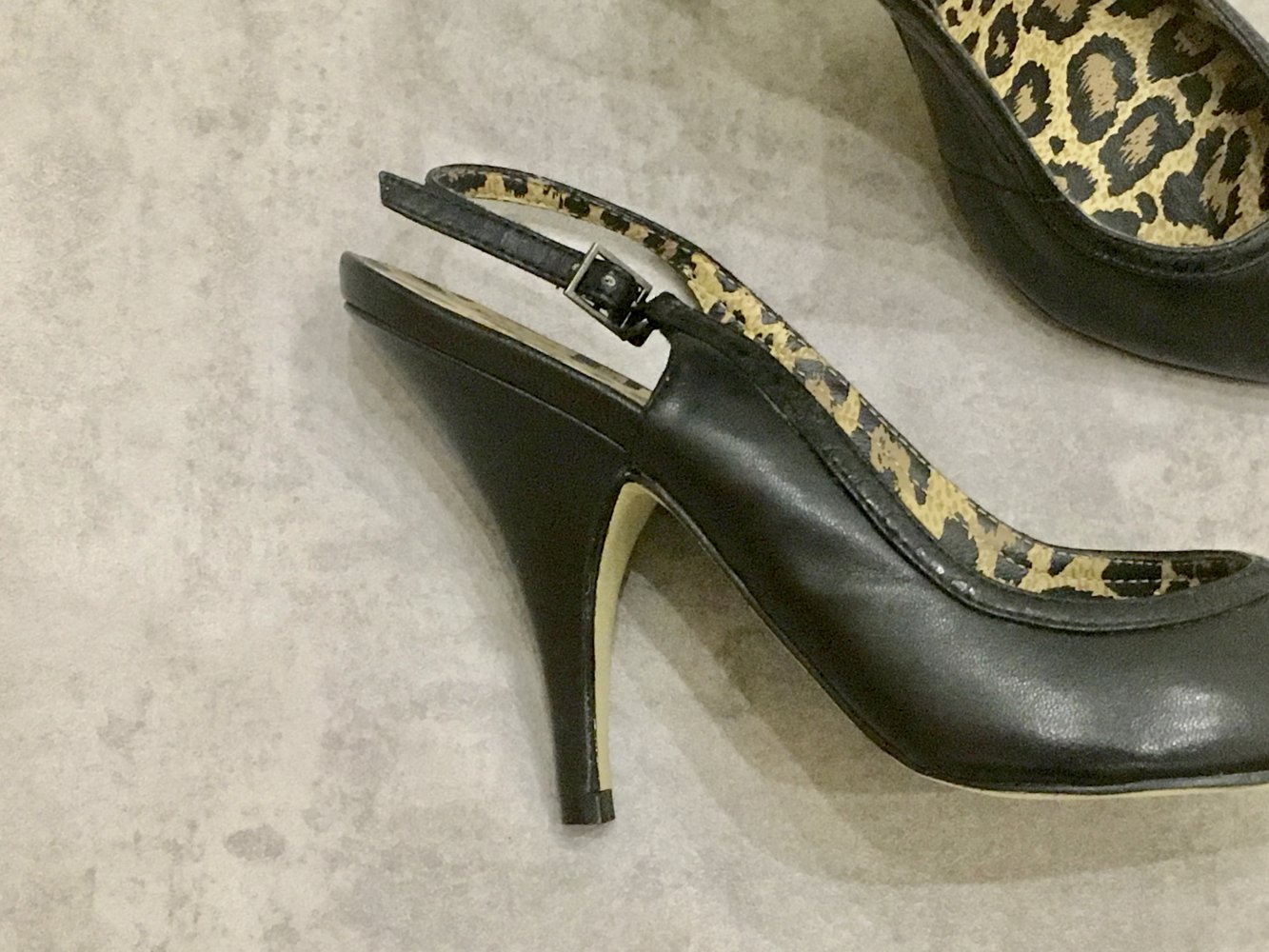 MANGO Pumps high heels slingpumps peeptoes peep toes 36 schwarz