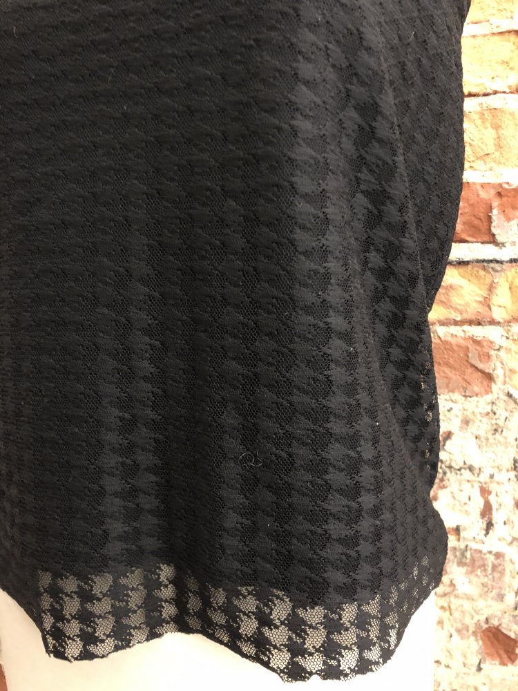 Wunderschöner schwarzer zweilagiger Rock von janina Größe 40 M