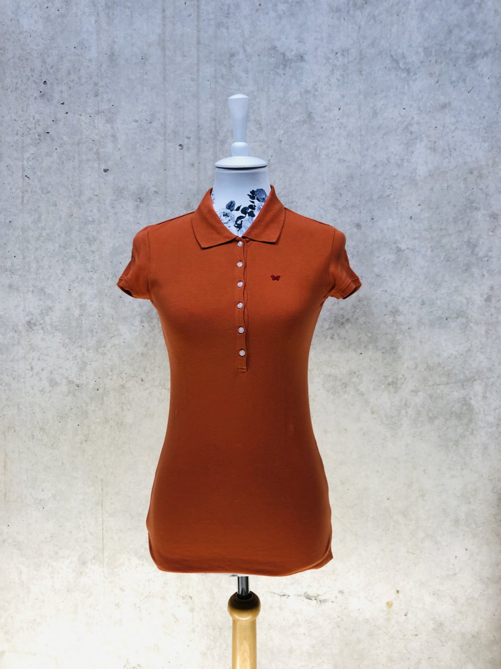 Aeropostale Basic Polo T-Shirt Poloshirt slim fit Gr S 36