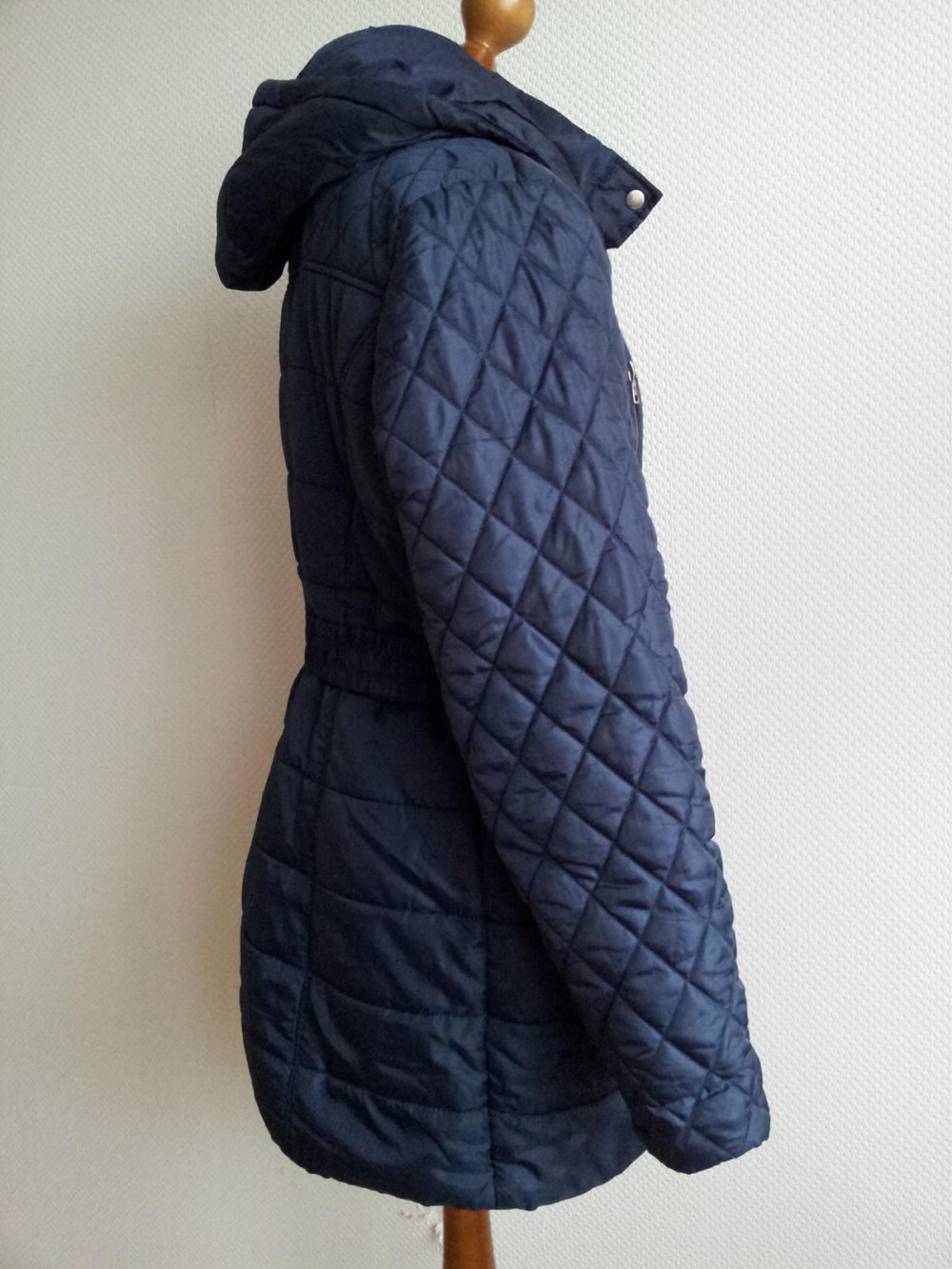 Vero Moda Winterjacke Kurzmantel in XL 42 44, Blau Navy Marine, Steppmuster