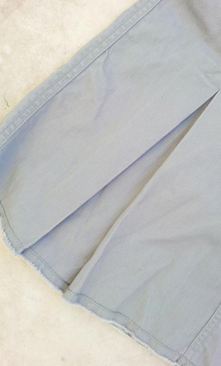 Diesel Jeans-Rock in W28 38, Salbeigrün/Khaki/Grau, Falten, NEU