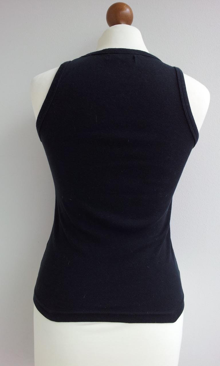 Zara Top in S (36/38), Schwarz Schmetterling Applikation Strass