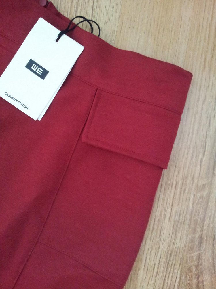 WE Fashion Rock in L (36/38), Bordeaux/Weinrot, Taschen, NEU