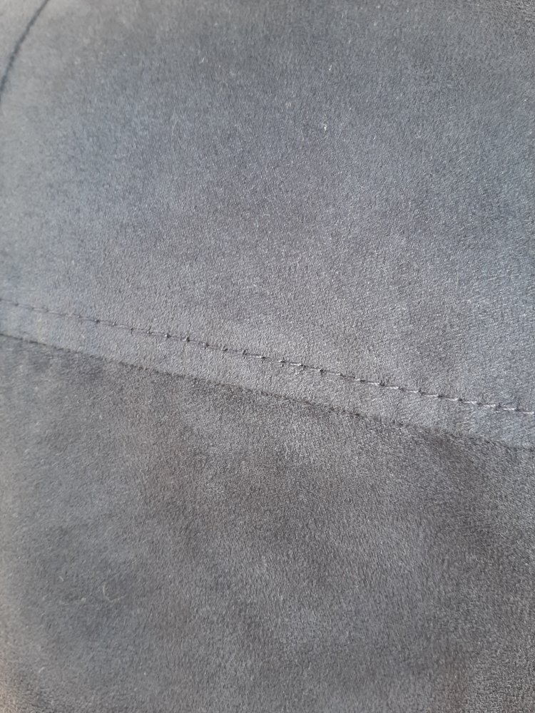 Asos Jacke in UK14 40 42, Grau, Puffärmel Volants Samt, neu