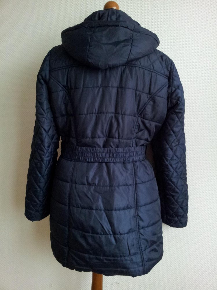Vero Moda Winterjacke Kurzmantel in XL 42 44, Blau Navy Marine, Steppmuster