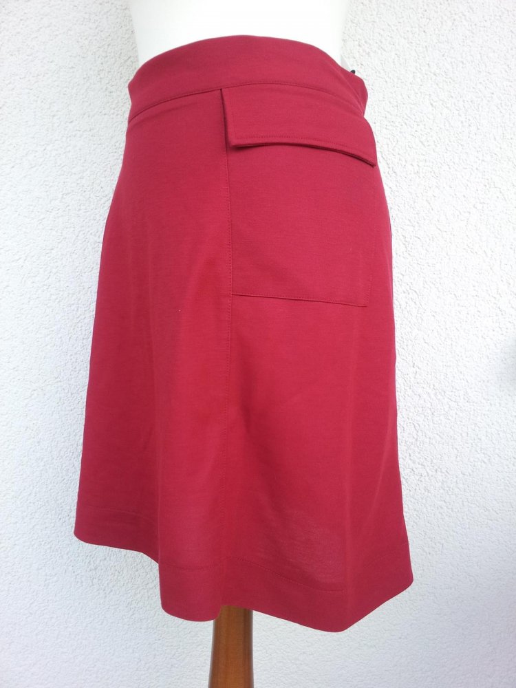 WE Fashion Rock in L (36/38), Bordeaux/Weinrot, Taschen, NEU