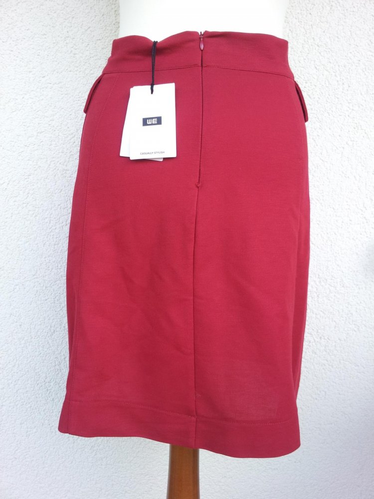 WE Fashion Rock in L (36/38), Bordeaux/Weinrot, Taschen, NEU