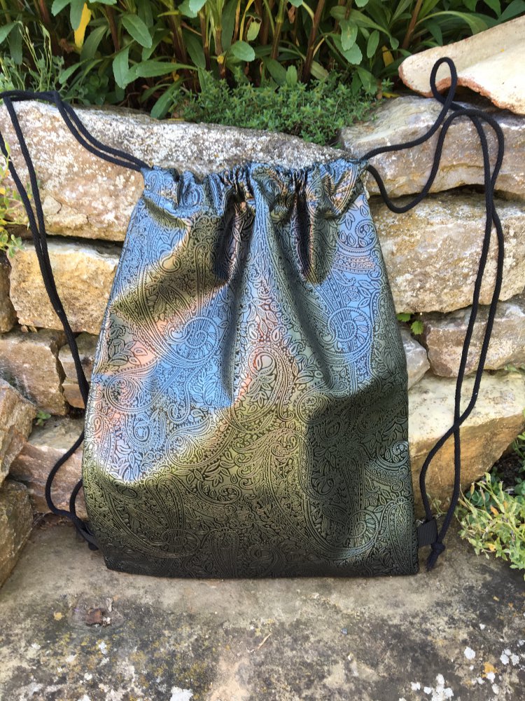 Turnbeutel aus Kunstleder 