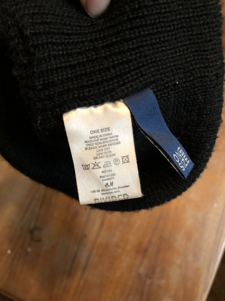 Schirmmütze schwarz