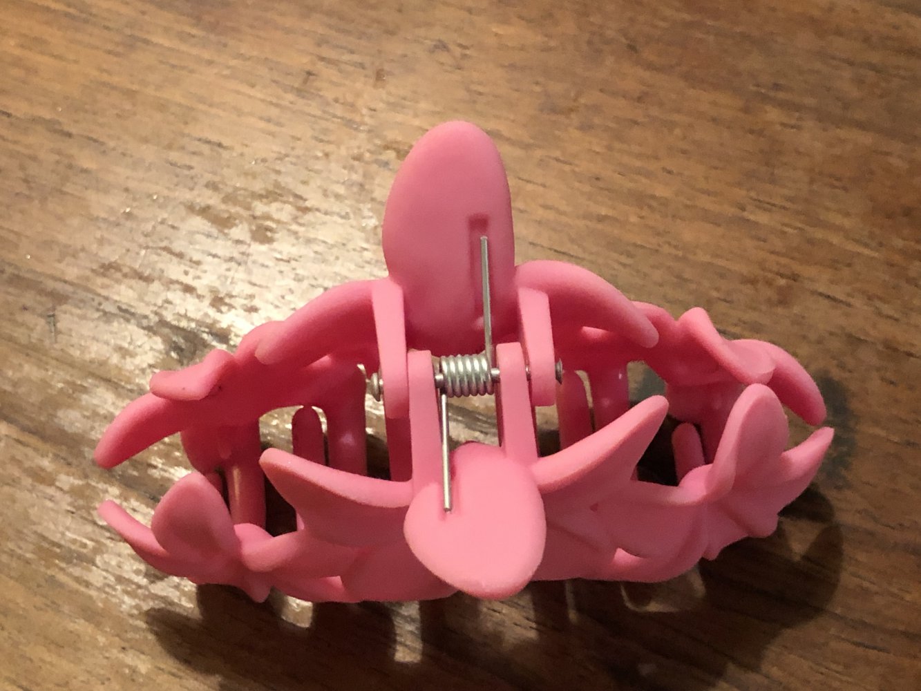 Haarklammer rosa Blumen