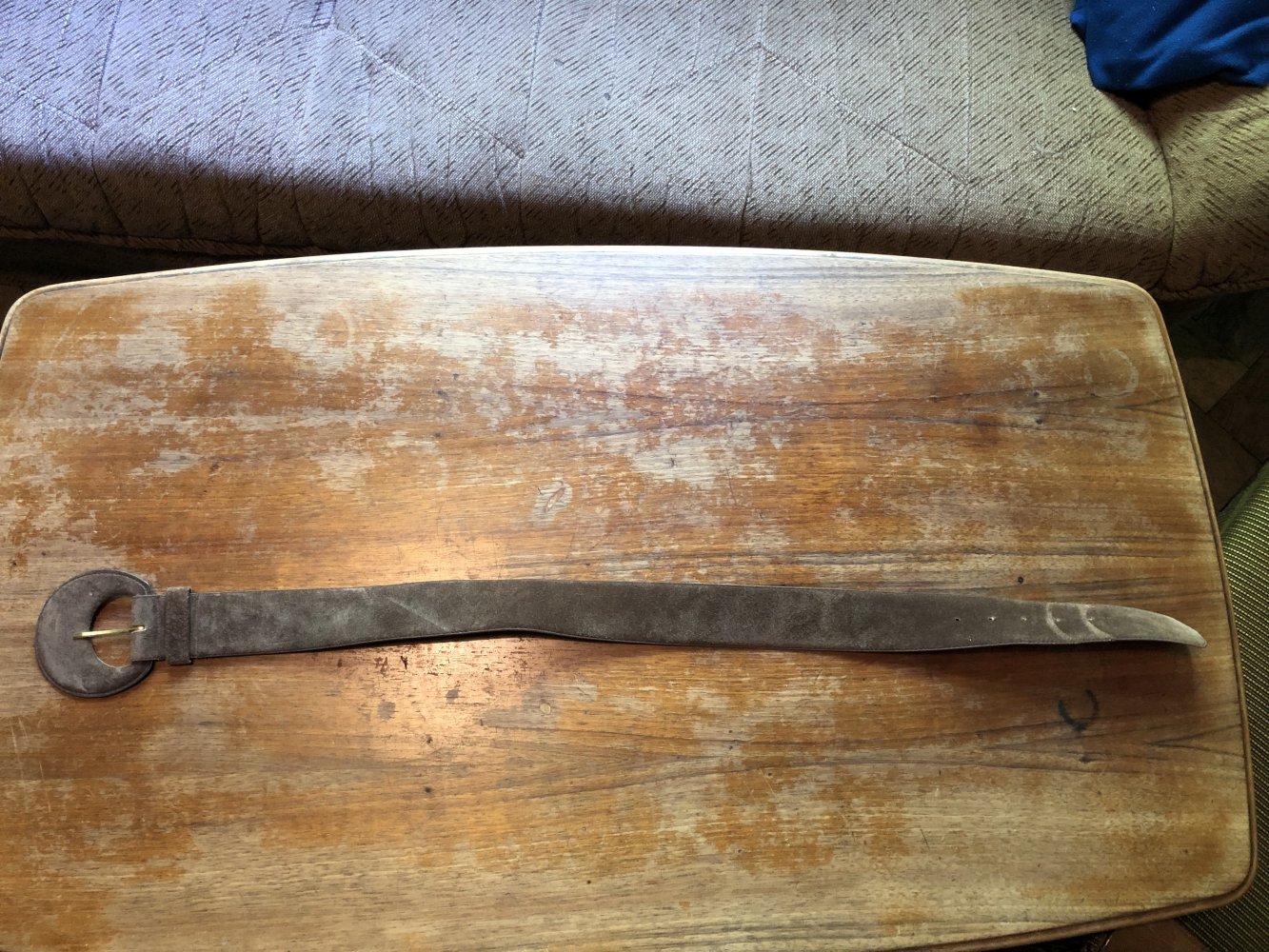 Brauner Gürtel aus Leder