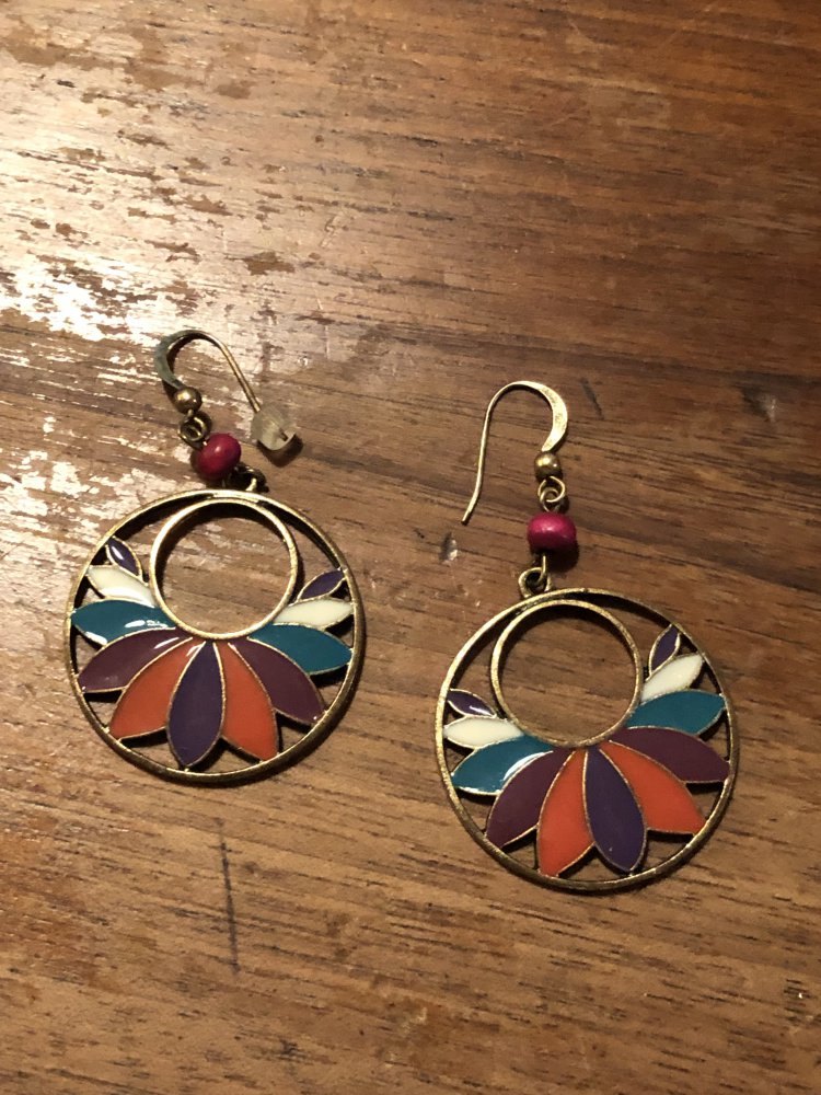 Runde Anhängerohrringe 