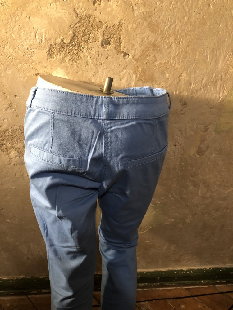 Blaue Hose 