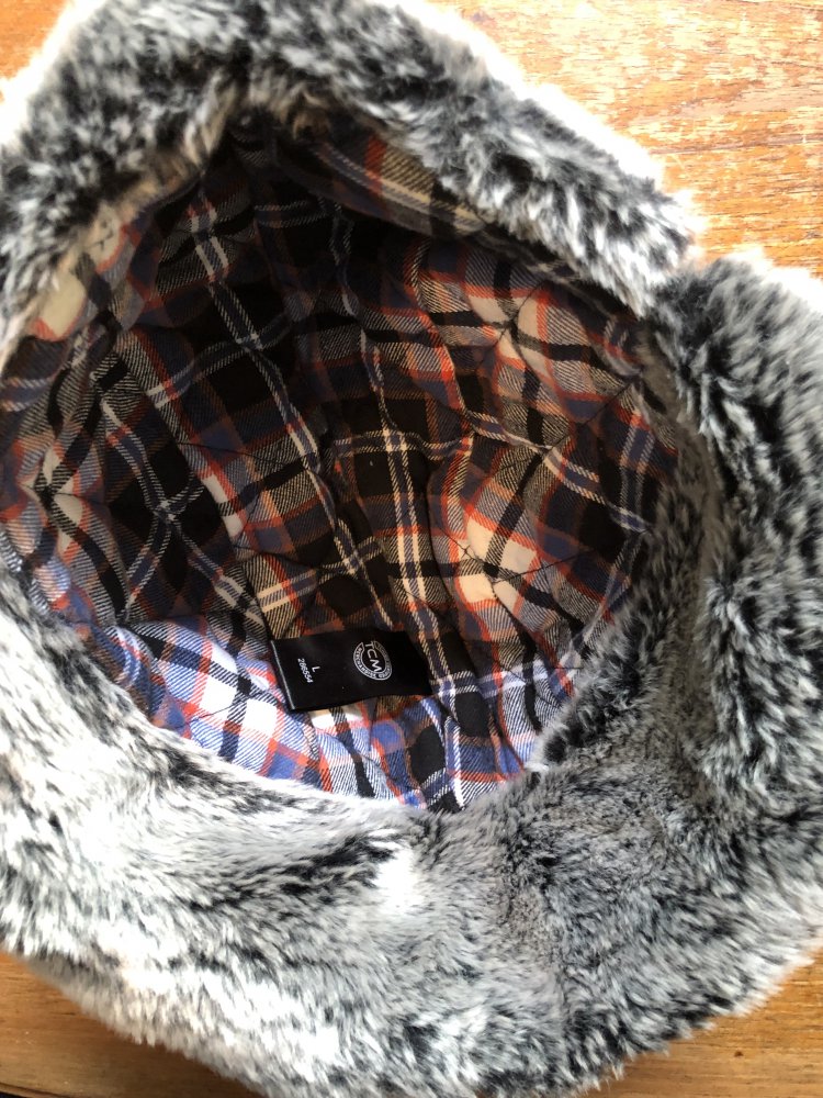 Wintermütze Fliegermütze schwarz 