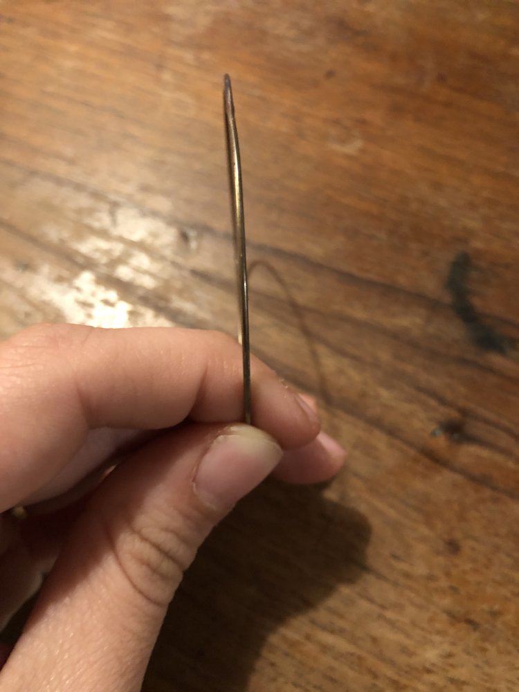 Feiner silberner Armreif