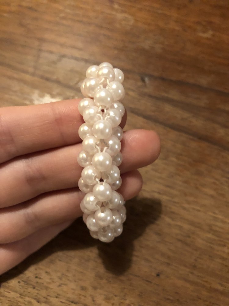 Haarschmuck mit Perlen 